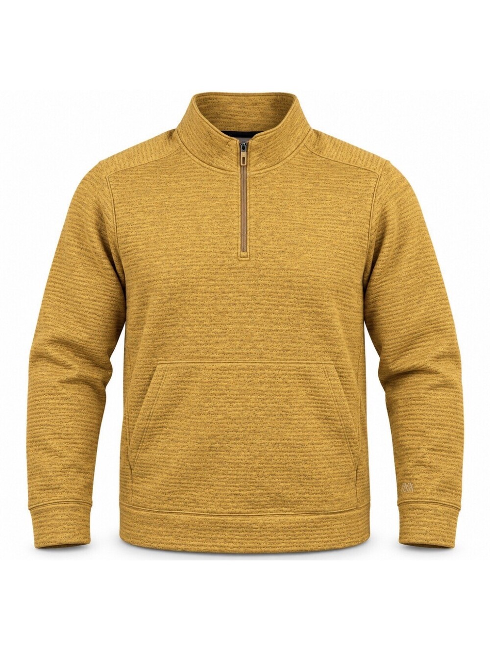 VRST Recharge Lunar 1/4 Zip Pullover Men’s Large Palomino Gold Heath New